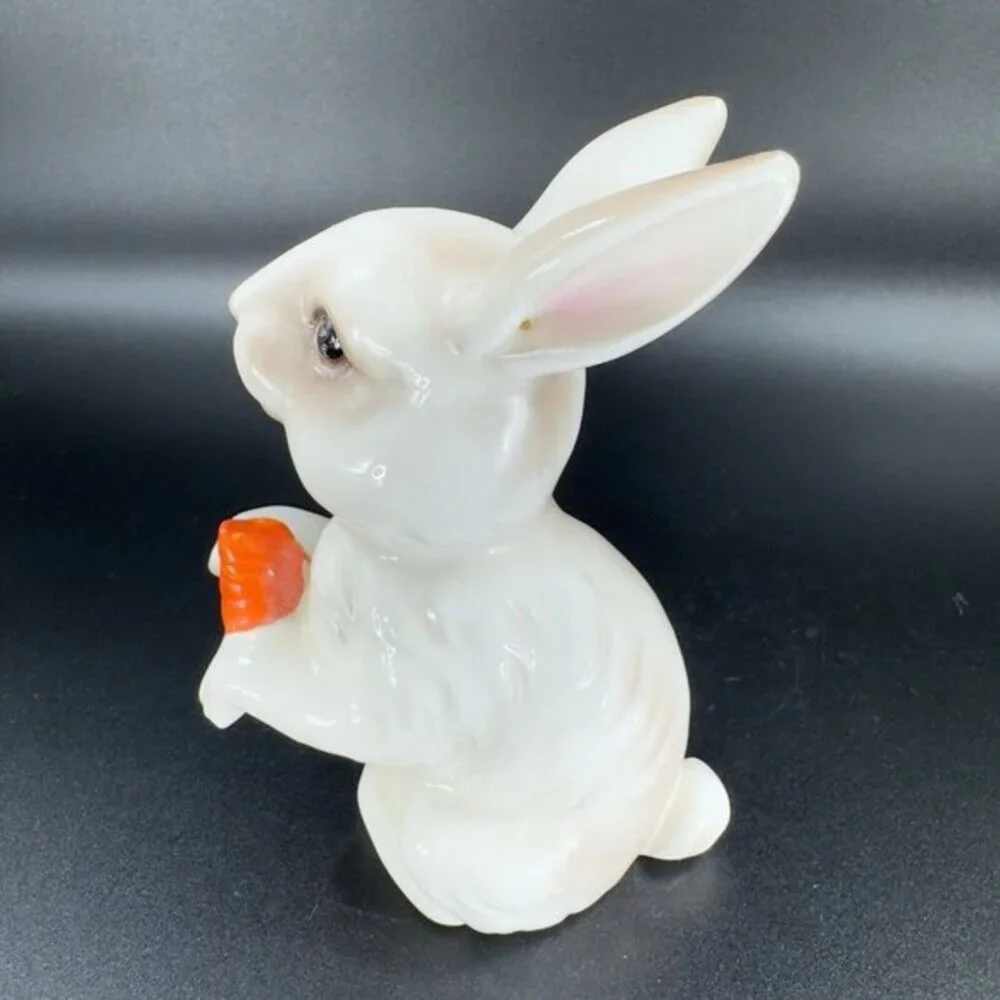 Vintage‎ Enesco Porcelain Bunny Rabbit Figurine Painted Made In Japan Figure VTG